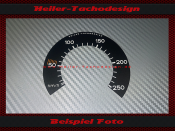 Tacho Aufkleber auf Tachoglas für Porsche 911 912...