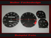 Tachoscheiben für Opel Corsa B Tigra 1 200 Kmh...