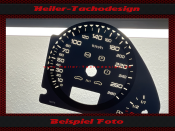 Tachoscheiben für Audi A6 4F Facelift mit ACC 180 Mph zu 280 Kmh 6000 UPM