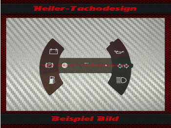 Speedometer Symbols Bar for Porsche 924 Variante - 1