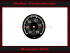 Zusatzinstrument Zifferblatt Öltemperatur für Mercedes Benz W198 300SL W121 190SL 55 mm ohne roten Bereich