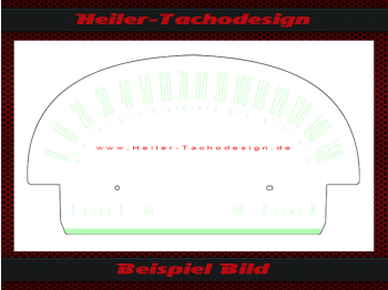 Speedometer Glass for Ford Thunderbird 1955 to 1956 150 Mph