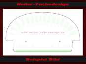 Speedometer Glass for Ford Thunderbird 1955 to 1956 150 Mph