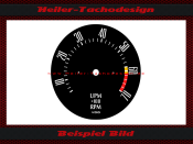 Tachometer dial Opel Kadett B 7000 Rpm numbers outside