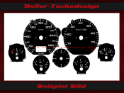 Tachoscheiben für Audi A6 C4 1997 300 Kmh 8000 UPM