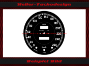 Speedometer disc for Jaguar E Type S Type MARK ll Smiths...