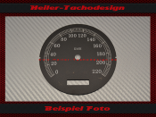 Tachoscheibe für Harley Davidson Softail Night Train...