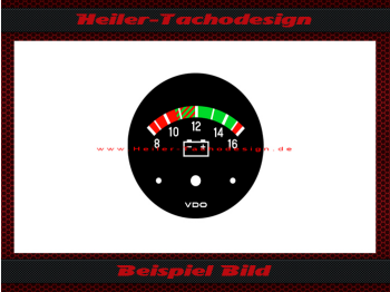 Batterieanzeige Zifferblatt für VDO 8 bis 16 Volt 55 mm