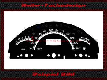 Tachoscheibe für Mercedes A Klasse B Klasse W168 Drehzahlmesser 6,5 RPM