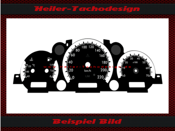 Speedometer Disc for Mercedes W163 220 Kmh 3 Window