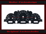 Tachoscheibe für Mercedes W163 220 Kmh 3 Fenster
