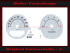 Speedometer Disc for Smart Forfour 220 Kmh 7 RPM Brabus Design