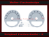 Speedometer Disc for Smart Forfour 220 Kmh 7 RPM Brabus Design