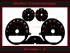Speedometer dial for Smart Forfour 453 454 Brabus Design Configurator