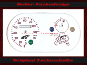 Speedometer Disc for Peugeot Zenit