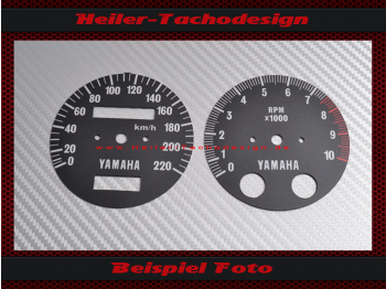Speedometer Disc for Yamaha XS 650 220 Kmh