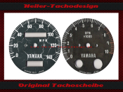 Tachoscheibe f&uuml;r Yamaha XS 650 220 Kmh