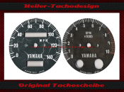 Tachoscheibe für Yamaha XS 650 220 Kmh