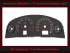 Tachoscheibe f&uuml;r Opel Vectra C Signum Benzin 230 Kmh Standard ohne Ringe