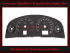 Tachoscheibe für Opel Vectra C Signum Benzin 230 Kmh Standard ohne Ringe