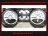 Tachoscheibe f&uuml;r Ford Mustang GT 2010 bis 2012 Premium Modell 140 Mph zu 220 Kmh
