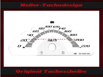 Tachoscheibe für Kawasaki ER 6N 2009 bis 2011