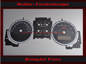 Speedometer Disc for Ford Mustang GT500 2010 to 2012 160 Mph to 260 Kmh