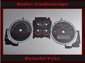 Speedometer Discs for Ford Mustang GT500 2010 to 2012 160 Mph to 260 Kmh