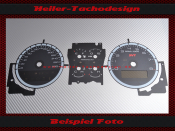 Tachoscheibe Ford Mustang GT500 2010 bis 2012 160 Mph zu 260 Kmh