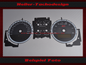 Speedometer Discs for Ford Mustang GT500 2010 to 2012 160 Mph to 260 Kmh