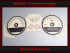 Speedometer Discs for Ford Mustang GT500 2010 to 2012 160 Mph to 260 Kmh