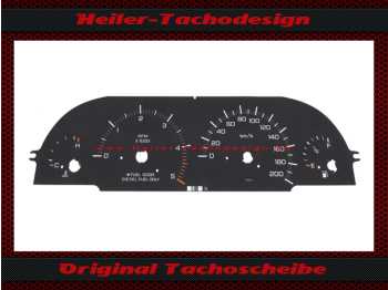 Tachoscheibe für Chrysler Voyager 1996 bis 2000 5000 UPM