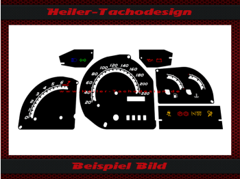 Speedometer Disc for Ford Escord Fiesta Puma Orion 220 Kmh 7000 RPM