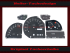 Speedometer Disc for Ford Escord Fiesta Puma Orion 220 Kmh 7000 RPM
