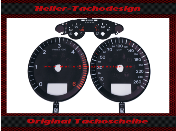 Tachoscheiben für Audi A3 8P 260 bis 7,5