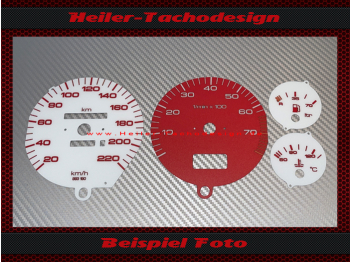 Tachoscheiben für Audi 80 Audi 90 220 Kmh 893 190