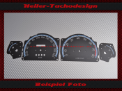 Speedometer dials for Subaru Impreza 1997 220 Kmh 8000 UPM