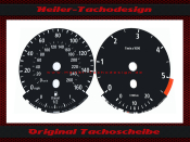 Speedometer Disc BMW E60 E61 Diesel Tachometer 5,5 Mph to Kmh