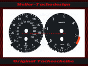 Speedometer Disc for BMW E60 E61 Diesel Tachometer 5,5 Mph to Kmh
