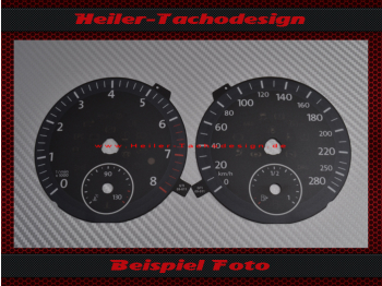 Speedometer Disc for VW Golf 6 GTI 2009 to 2011 Mph to Kmh