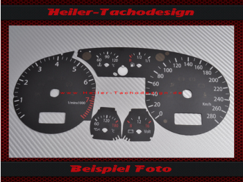 Speedometer Disc for Audi A4 A6 2000 to 2006 180 Mph to 280 Kmh
