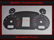 Tachoscheibe Audi A4 B6 B7 160 Mph zu Kmh