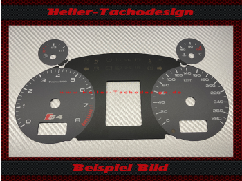 Tachoscheiben für Audi S4 8E 180 Mph zu 280 Kmh