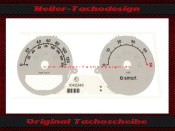 Speedometer Disc for Smart Forfour Mph to Kmh