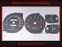 Tachoscheibe für Mitsubishi Eclipse D30 Mph zu Kmh