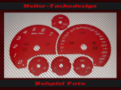 Speedometer Disc for Chevrolet Corvette C6 Z06 200 Mph to 320 Kmh