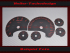 Speedometer Disc for Chevrolet Corvette C6 Z06 200 Mph to 320 Kmh
