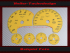 Speedometer Disc for Chevrolet Corvette C6 Z06 200 Mph to 320 Kmh