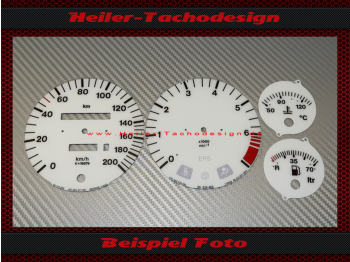 Tachoscheibe für Opel Corsa B Tigra 1 200 Kmh