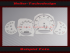 Speedometer Discs for Porsche Panamera 970 Turbo PDK 350 Kmh